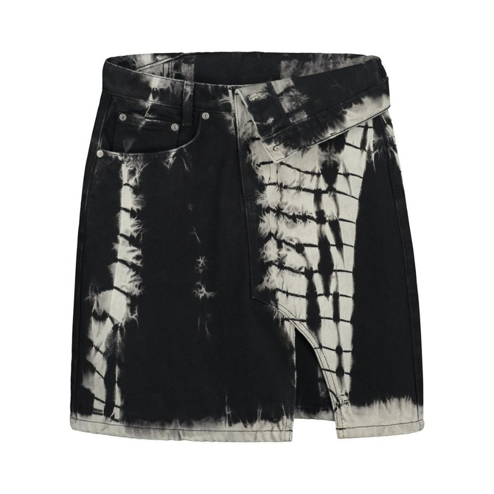 NWT Daily Paper Shibori Denim Huna Skirt